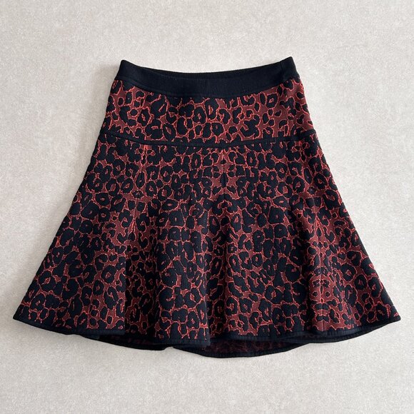 A.L.C. Ellington Leopard Print Skirt ASO Aria Montgomery - Picture 4 of 10